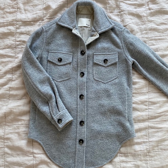 Wilfred (Aritzia) Wool Shirt Jacket - Picture 1 of 8